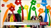 Los ciudadanos chinos donan prendas de ropa a los más desfavorecidos