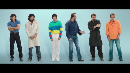 Sanju Official Teaser Staring Ranbir Kapoor,  Director Rajkumar Hirani
