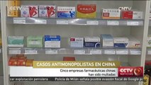 Cinco empresas farmacéuticas chinas han sido multadas