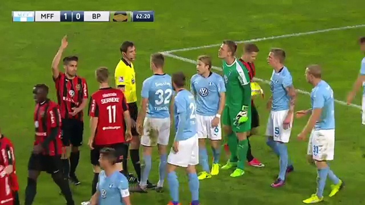 Malmoe 3:1 Brommapojkarna (Sweden. Allsvenskan. 23 April 2018)