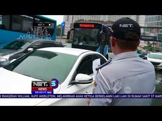 Petugas Sosialisasikan Aturan Ganjil Genap Melalui Brosur - NET 5