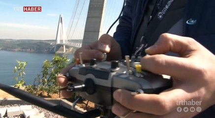 Drone’lar Yavuz Sultan Selim Köprüsü’nde yarıştı