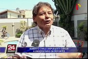 Roberto Chale se muestra dispuesto a dirigir a Universitario de Deportes