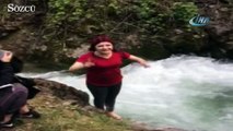 Erzurum’da nehre atlayan arkadaşını kurtarmak isteyen genç kız hayatını kaybetti