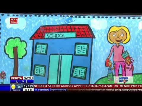 Anies Baswedan Resmikan TransJakarta yang Dilukis Anak-Anak Berkebutuhan Khusus