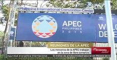 Los ministros de la APEC trabajan en la zona de libre comercio