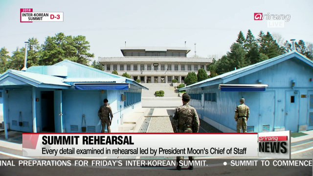 South Korea makes final preparations for Friday's inter-Korean summit
