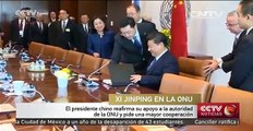 Xi Jinping reafirma su apoyo a la autoridad de la ONU y pide una mayor cooperación