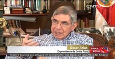 CCTV ha entrevistado al expresidente de Costa Rica sobre la relación entre dos potencias