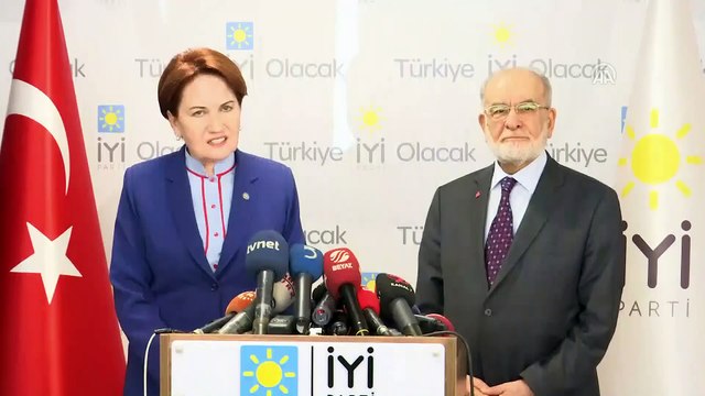 Saadet Partisi Genel Başkanı Karamollaoğlu, İYİ Parti'yi ziyaret etti (2) - ANKARA