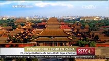 Príncipe Guillermo de Reino Unido llega a Beijing para visita a China