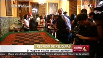 Se recuperan artículos peruanos saqueados
