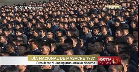 Presidente chino Xi Jinping pronuncia un discurso en la ceremonia conmemorativa nacional