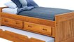 Real Wood Beds with Storage Furniture Designs