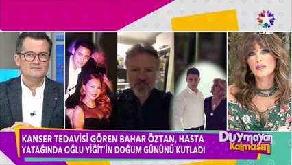 Kanser Tedavisi Gören Yeşilçan Yıldızı Bahar Öztan Oğlunun Doğum Gününü Kutladı