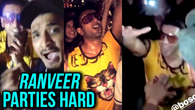 Ranveer Singh DRUNK And Party Hard At Gully Boy Wrap Up Party INSIDE Videos
