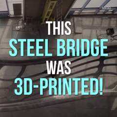 This bridge is 3D-printed