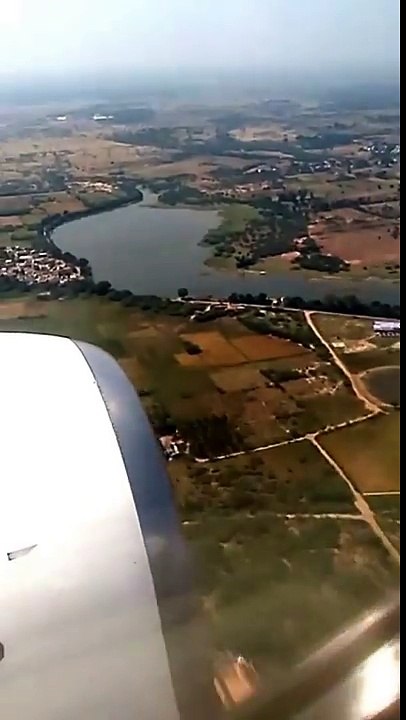 Flight landing in Madurai