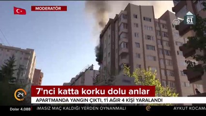 7'nci katta korku dolu anlar