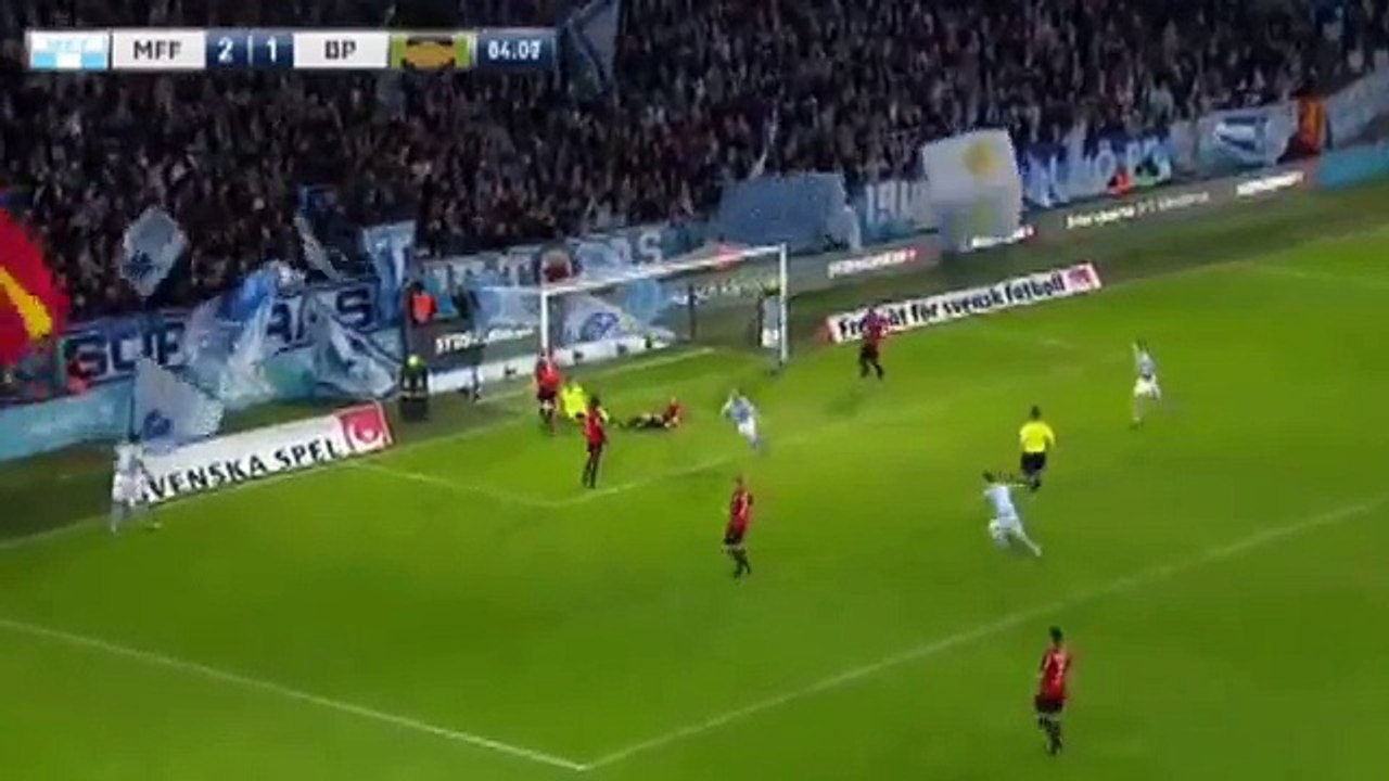 Malmoe 3:1 Brommapojkarna (Sweden. Allsvenskan. 23 April 2018)