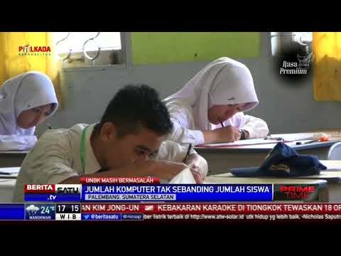 Komputer Terbatas, Puluhan Siswa di Palembang Ujian Manual