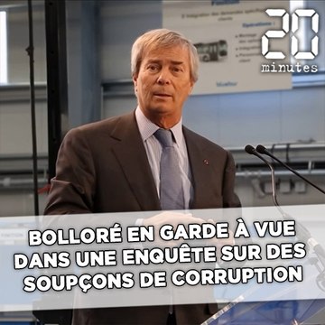 Bolloré en garde à vue dans une enquête sur des soupçons de corruption