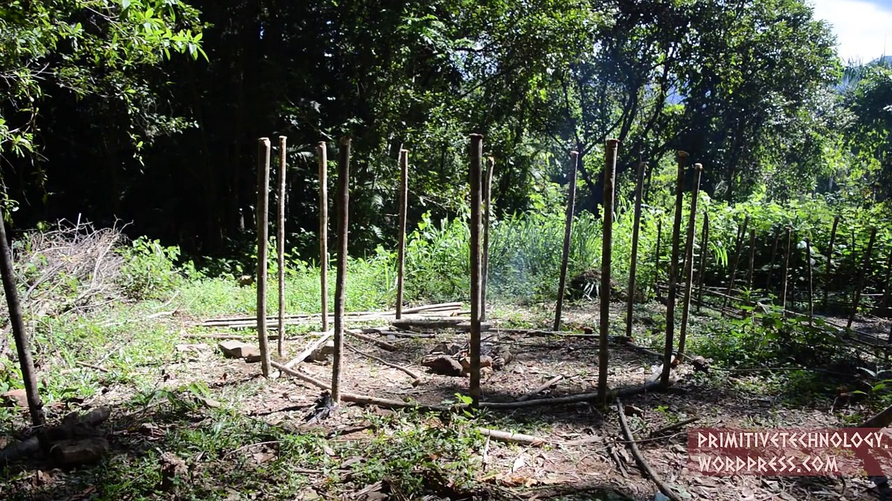 Construction d'une hutte