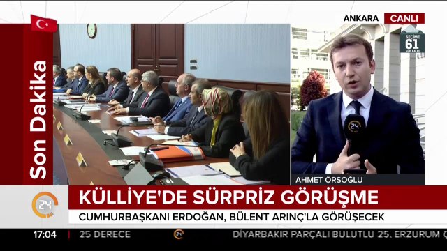 Külliye'de sürpriz görüşme