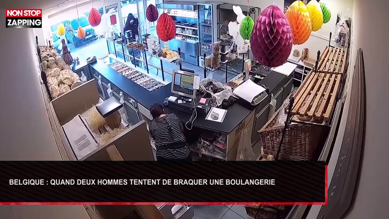 Belgique : Quand deux hommes tentent de braquer une boulangerie (Vidéo)