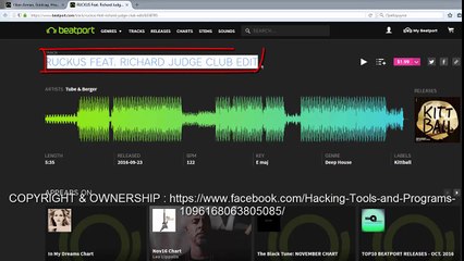 Beatport Chart Booster v1.8 (April 2018)