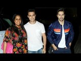 Salman Khan's सिस्टर Arpita With Aayush Sharma At Badrinath Ki Dulhania स्क्रीनिंग