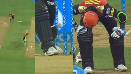 IPL 2018 : SRH vs MI - ಕಾಲಿಗೆ ಪೆಟ್ಟಾಗಿಡಕ್ಕೆ ಧವನ್ ಬೌಲ್ಡ್ | Oneindia Kannada