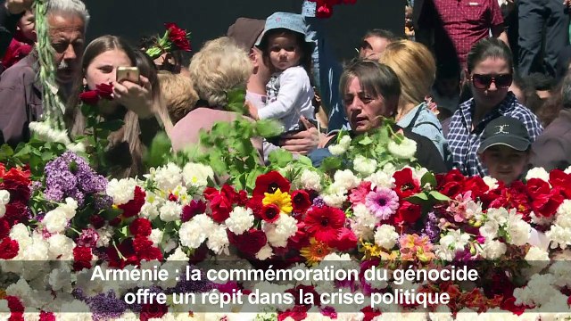 Arménie: commémoration du génocide,répit dans la crise politique
