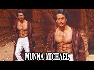 Tiger Shroff ने दिखाए अपने  6 पैक एब्स Munna Michaels के सेट पर