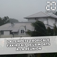 La tempête tropicale Fakir fait deux morts à La Réunion
