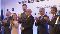 Felipe VI of Spain awards King of Spain International Journalism Prizes