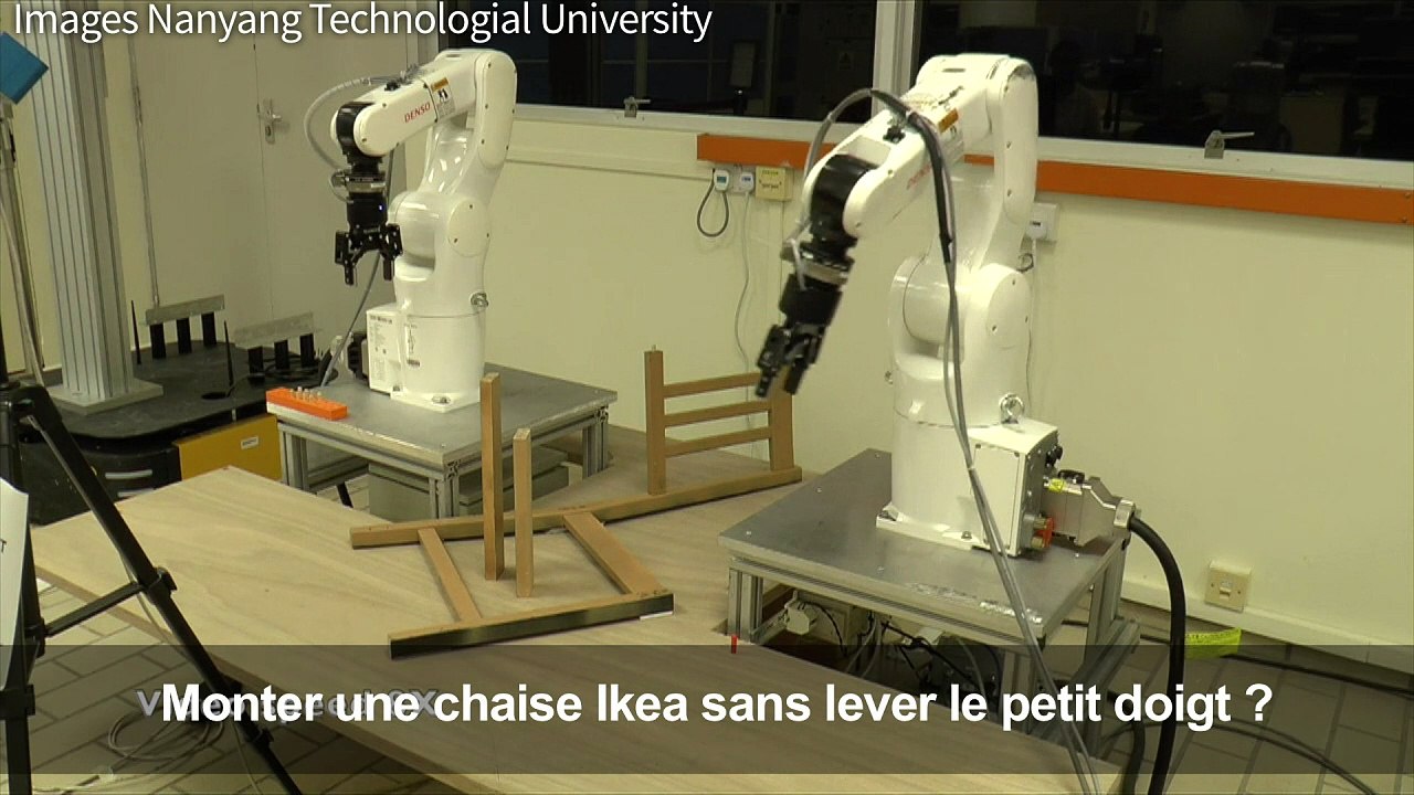 Singapour: le montage d'une chaise Ikea sous-traité à un robot