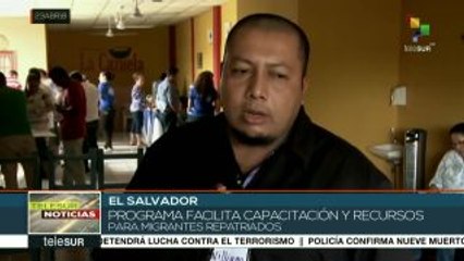 El Salvador emprende plan de reintegración productiva para repatriados