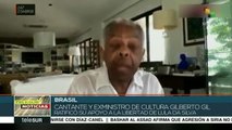 Exministro de Cultura de Brasil ratifica su apoyo a Lula