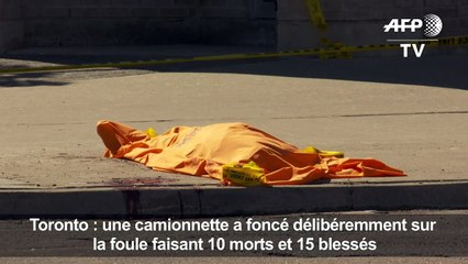 Une camionnette fonce sur la foule à Toronto, 10 morts