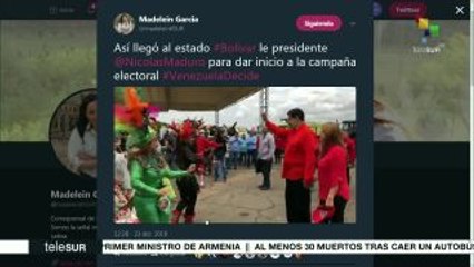 Nicolás Maduro da inicio a su campaña electoral en estado Bolívar