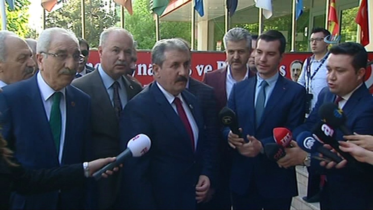 BBP Genel Başkanı Destici, AK Parti Genel Başkan Yardımcıları Ünal ve Şentop ile seçim ittifakını görüşecek