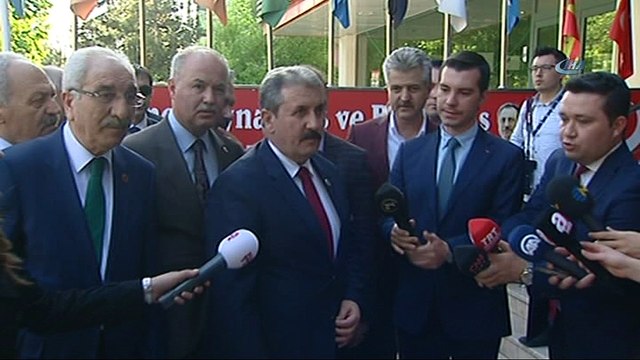 BBP Genel Başkanı Destici, AK Parti Genel Başkan Yardımcıları Ünal ve Şentop ile seçim ittifakını görüşecek