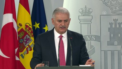 Başbakan Yıldırım: 'İspanya AB sürecimizi samimiyetle desteklemiştir' - MADRİD