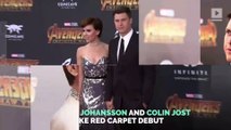 Scarlett Johansson and Colin Jost Make Red Carpet Debut