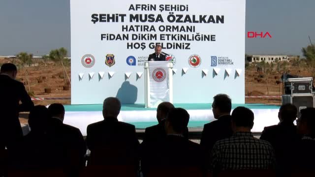 Antalya Zeytin Dalı Harekatı'nın İlk Şehidi İçin Hatıra Ormanı