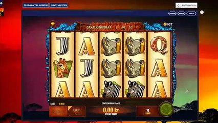 wild life 161x win 281kr (1kr bet)igt slot