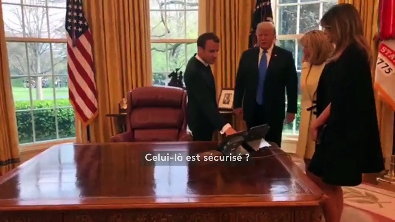 Jardinage, Bureau ovale, anecdotes historiques... Les premières heures étonnantes de Macron aux Etats-Unis