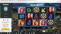 highlander slot big win over 300x (bet 0.40 euro)