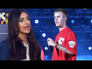 Sonam Kapoor ने दी अपनी प्रतिक्रिया Justin Bieber's Lip Sync कंट्रोवर्सी पर